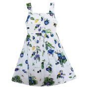 Shybobbi-Fashion-Girls-Dress-Blue-Blueberry-Fruit-Print-Cotton-Dresses-Summer-Party-Princess-Holiday-Kids-Clothing-0-0