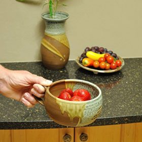 GW-Pottery-Handmade-Stoneware-Berry-BowlColander-0-2