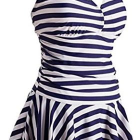 NINEWE-Womens-One-Piece-Oriental-Porcelain-Slimming-Swimsuit-Swimdress-0-5