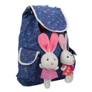 Wonderful-Gift-Shop-Lightweight-Canvas-Cute-Bunny-Kids-School-Backpack-0-0