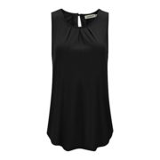 iGENJUN-Womens-Summer-Sleeveless-Pleated-Back-Closure-Casual-Tank-Tops-0-0